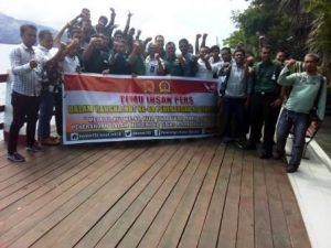 Penrem 152 Babullah Peringati HUT Penerangan Angkatan Darat Ke-68 Bersama Awak Media