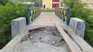 Pekerjaan Jembatan Desa Wedana Dinilai Asal Jadi