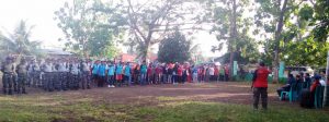 Lanal dan Dinas lingkungan Hidup Baksos Bersihkan Barangka