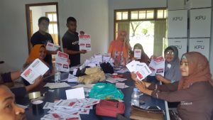 KPU Halteng Temukan Ribuan Surat Suara Rusak