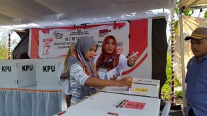 KPU Halteng Gelar Simulasi Pemungutan dan Penghitungan Suara Pemilu 2019