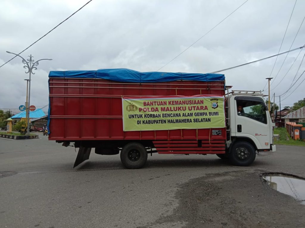Bantuan Kemanusiaan Banjiri Gane Timur Halsel