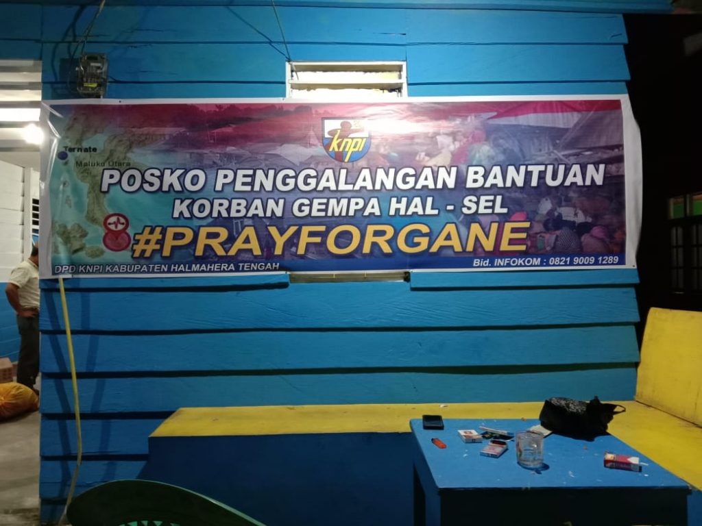 Jumat Besok KNPI Halteng Salurkan Bantuan Korban Gempa Halsel ke Matuting