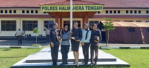 Polwan Polres Halteng Gelar Syukuran HUT Polwan ke 71
