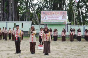 Saka Wirakartika Bersama Para Siswa- Siswi SMA Se Ibu Kota Kab. Halsel Kodim 1509/Labuha Gelar Kemah