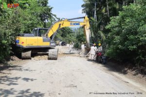 PT IWIP Alokasikan CSR Untuk Perbaikan Jalan Lolaro-Gema