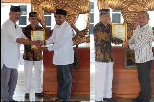 Penyerahan Sertifikat Ahli Muda K3 Konstruksi Provinsi Maluku Utara