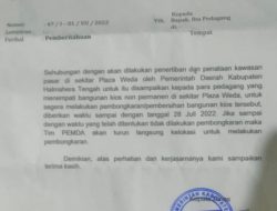 Puluhan PKL di Pasar Ini Terancam Nyasar