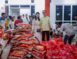 Bantu Masyarakat dan Sahabat-Sahabat, BL Bagikan Sembako di Morotai dan Malifut,