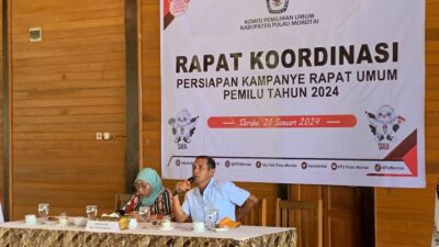 Rapat Koordinasi Persiapan Kampanye Pemilu 2024 di Pulau Morotai: Pembagian Zona dan Pengamanan Dibahas