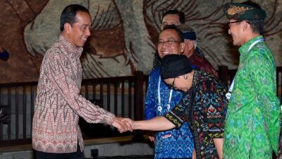 Presiden Jokowi Jamu Santap Malam Para Pemimpin dan Delegasi KTT WWF Ke-10 di GWK