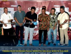 Komandan Lanud Leo Wattimena Soft Launching Da Osaka di Jaguar, Tingkatkan Ekonomi Pulau Morotai Melalui Wisata Kuliner