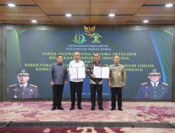 Kejaksaan Agung dan Ditjen AHU Tanda Tangan Perjanjian Kerja Sama untuk Perkuat Penegakan Hukum