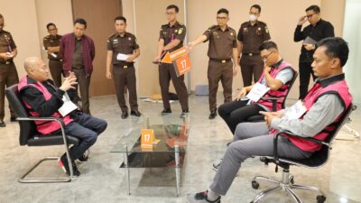 Kejaksaan Agung Gelar Rekonstruksi Kasus Suap PN Jakarta Pusat dan Perintangan Penanganan Perkara