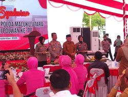 Wakil Gubernur Maluku Utara Rayakan Peresmian Markas Baru Polda di Sofifi