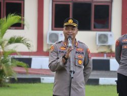Kapolres Halteng Ingatkan Aksi Damai Jelang Unjuk Rasa di Weda