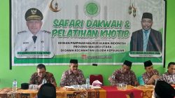 MUI Malut Gelar Safari Dakwah dan Pelatihan Khatib di Kecamatan Loloda Kepulauan