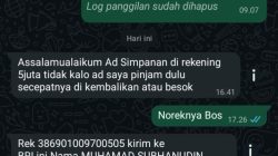Nomor WhatsApp Isnadi Sunu Diretas! Hacker Bernama Muhammad Subhanudin Gasak Puluhan Juta Rupiah dari Korban