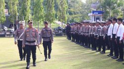 Polres Halteng Gelar Apel Operasi Zebra Kie Raha 2025 untuk Tingkatkan Kedisiplinan Berlalu Lintas